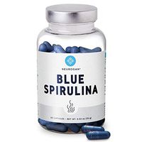 Neurogan Organic Blue Spirulina Powder in 60 Capsules - Vibrant Blue Algae Powder AKA Phycocyanin Packed with Pure Protein, Fiber, Minerals & Antioxidants - 100% Pure, Vegan, Non-GMO, Gluten Free