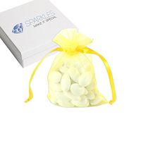 Sparkles Make It Special 100-pcs 4 x 6 Inch Organza Favor Bags Wedding Party Gift Pouches Dark Yellow