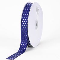 BBCrafts Purple with White Dots Grosgrain Ribbon Swiss Dot 3/8 inch 50 Yards