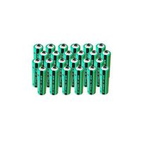 24x Pkcell Battery AA NI-MH Rechargeable Batteries 1200mAh for Solar Path Garden Lights, Remotes