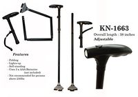 Sturdy Folding Cane with LED Lights