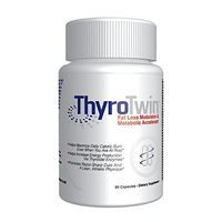 Thyrotwin Caffeine Free Weight Loss Dietary Supplement, Powerful Non Stimulant Thermogenic Fat Burner, 90 Count