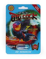 Big Cock 25K Blue Edition All Natural Male Enhancement - Longer and Harder #1 (3 Pack)