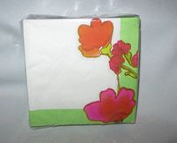 Lenox Floral Fushion Paper Napkins - Beverage Napkin Size - Pack of 40