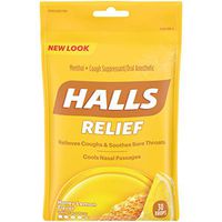 HALLS Honey Lemon Cough DropsIncludes one 30 ct. bag of HALLS Honey Lemon Flavor Cough Drops.