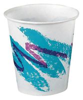 Jazz Waxed Paper Cold Cups, 3oz, Rolled Rim, 100/bag, 50 Bags/carton