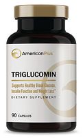 Blood Sugar Lowering Supplement: Chromium, Vanadium, Gymnema Sylvestre, Alpha Lipoic Acid, Cinnamon, Other Blood Sugar Control Ingredients | Triglucomin Blood Sugar Stabilizer | 90 Veg Caps