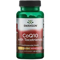 Swanson Coq10 200 Milligrams w/ 20 Milligrams Tocotrienols 200 Milligrams 60 Sgels