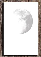 Moon Notepad Set of 2 - 50 Sheets Each, 100 Sheets Total, 5.5 x 8.5 Notepads, Dark Side of the Moon Notepad