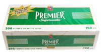 (5) Five Boxes of Premier Menthol - 100mm Cigarette Tubes