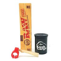 RAW Classic Unrefined Pre-Rolled Cone 32 Pack King Size with Silicone Ring