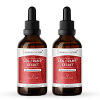 Leg Cramp Secret Alcohol-Free Extract, Tincture, Glycerite Original Quinine Formula, Cinchona Bark Healthy Blood Circulation (2x4 fl oz)