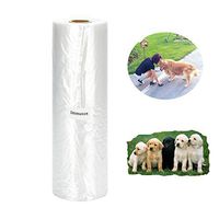 Immuson Dog Waste Bags 350pcs Pet Poop Bags 12 x 16 inches Easy Tear-Off Clear Car Trash Bag on Roll