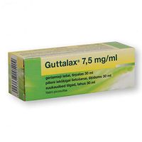 Guttalax Oral Drops 7.5 mg/ml Laxative 30 ml - Fast Reliable Relief from Constipation