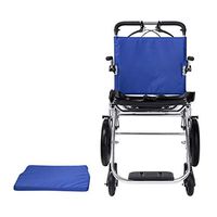 JUFU Wheelchair, Light Folding, Titanium Frame, Old Travel Scooter | (Color : B)