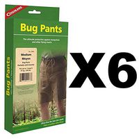 Coghlan's Bug Pants Medium Black Unisex Flame Retardant Mosquito Net (6-Pack)