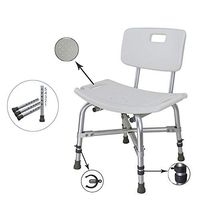 Elderly Curved Bath Chair, Bathroom Bathroom Chair, Aggravated Aluminum Alloy Maternity Bath Stool, Disabled Shower Chair /5 File Height Adjustable,for Elderly, Handicapped