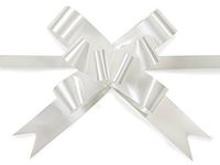 Butterfly Pull Bow 100 Count - 4" - White