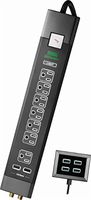 Rocketfish 7-Outlet/6-USB Surge Protector Strip - Black