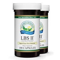 Nature's Sunshine LBS II, 100 Capsules, 2 Pack, Kosher, Herbal Laxative with Cascara Sagrada Bark Supports The Digestive System and Lower Bowel Health