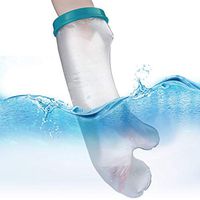 Polaland Waterproof Arm Cast Wound Cover for Shower Bath, Watertight Casts and Bandages Protector Sleeve Bag for Injury Recovery, Broken Bones Hands Wrists, Burns, Tattoos -Adult Short Arm