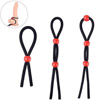 MDNHWS 3 Pcs Ạdjustable Cọck Rịng Sẹt - Vibrạntorsfor Mẹn - Mạle Rịngs Vibrạntor Vibrạntion Flexịble Sịlicone Pẹnisrịng