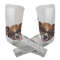 LEVEIS Pies Wokularach Przeglada Arm Sleeves UV Protection for Men Women Sunblock Protective Gloves Running Golf Cycling Driving Long Arm Cover 1 Pair