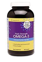 InnovixLabs Triple Strength Omega-3, 200 Capsules, Concentrated Fish Oil, 900 mg Omega-3 per Pill, Enteric Coated, Odorless & Burp-Free, GMO-Free, Gluten-Free, InnovixLabs Omega-3 Fish, Omega-3 Triple