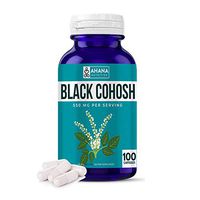 Black Cohosh Extract by Ahana Nutrition - Pure Black Cohosh Capsules to Support Healthy Menopause Transitions and Female Reproductive Function (550mg – 100 Easy to Swallow Pills)