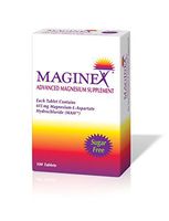 Maginex Advanced Magnesium Mineral Dietary Supplement, 100Count