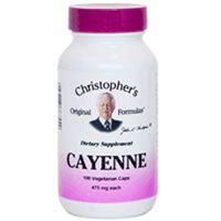 DR. CHRISTOPHER'S FORMULAS CAYENNE, 100 CAP (pack of 4)