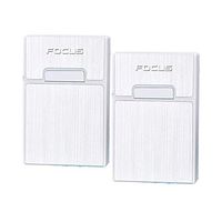 Focus Cigarette Case for Slim 85s Size,NOT 100s, Hold A Pack of 20 pcs Cigarettes Injector Box Magnetic Cover Design for 2 Packs