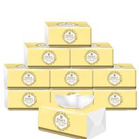 ZNU 10 Packs Facial Tissues, 3-Layer Premium Paper Towels Soft Skin-Friendly Toilet Paper