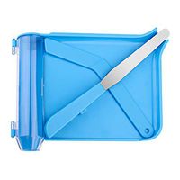 Upgraded Counting Tray with 2 Spatulas, Opret Pill Counter with A Straight Spatula & A L-Spatula for Pharmacy to Count Meds Pills Tablets