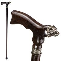 Asterom Fancy Walking Cane for Men and Women - Labrador - Unique Wooden Canes Fashionable Walking Stick