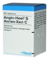 Heel Angin - Homeopathy For Acute And Chronic Tonsillitis, Pharyngitis - 2X50 Tablets