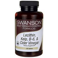 Swanson Lecithin Kelp B-6 & Cider Vinegar 240 Tabs
