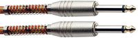 Stagg SGC6VT OR S-Series Vintage Tweed 20 Foot Instrument Cable, Orange