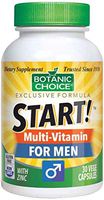 Botanic Choice’s Start! Multi-Vitamin for Men - with Zinc - Adult Supplement - Delivers Essential Vitamins and Minerals Specially Formulated for Men's Daily Requirement Promotes Overall Wellness