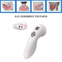 BULLKEYS Hand-held Pain Relief Laser Therapy Device Cold Laser Low Intensity Acupuncture Pain Relief with Red LED Light for Pain Rheumatoid Arthritis Injuries Sprain Wound Ulcer Diminish Inflammation