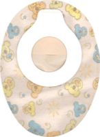 Convatec Little Ones Two-Piece Closed-End Pouch with Filter and Two Sided Printed Comfort Fabric Panel 1/5" to 1-1/14" Stoma Opening (Box of 10 Each)