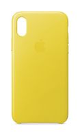 Apple Leather Case (for iPhone X) - Spring Yellow