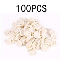 100Pcs/Bag Disposable Finger Cots, Home Anti Static Protective Rubber Finger Cots Tattoo Nail Art Accessory