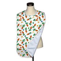 Easter Collection Collection Adult Bib - Covered with Care Assorted Prints Available! (Carrots, Dots, Eggs)