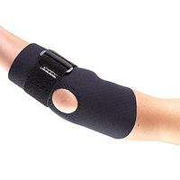 OTC Elbow Support, Encircling Support Strap, Neoprene, Black, Medium