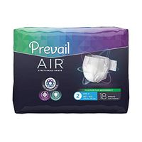 Prevail Air Briefs AIR-013 Size 2 Large 45 to 62 Inch Waist Bag of 18