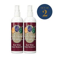 Wine Away Red Wine Stain Remover - Perfect Fabric Upholstery and Carpet Cleaner Spray Solution - Removes Wine Spots - Spray and Wash Laundry to Vanish Stain - Wine Out - Zero Odor - 12 Ounce, Set of 2
