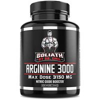 Dr. Emil - L Arginine (3150mg) Highest Capsule Dose - Nitric Oxide Supplement for Muscle Growth, Vascularity, Endurance and Heart Health (AAKG and HCL) - 90 Tablets