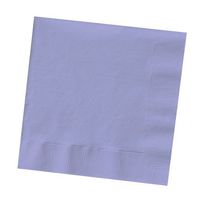 50-Count Touch of Color 3-Ply Paper Beverage Napkins, Luscious Lavender
