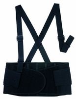 Valeo Black Small Back Support Belt - No Lumbar Pad - 9 in Width - 27 to 32 in Waist Sizes - VI4676SM [PRICE is per EACH]